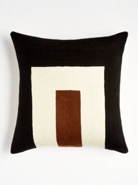 Crate & Barrel x Shinola Detroit 18"x18" Throw Pillow